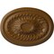 Ekena Millwork Saverne Ceiling Medallion, Hand-Painted Smokey Topaz, 18 1/2"W x 13 1/2"H x 1 7/8"P CM18SASTF - alternate 1